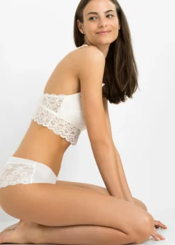 Bustier con encaje elástico