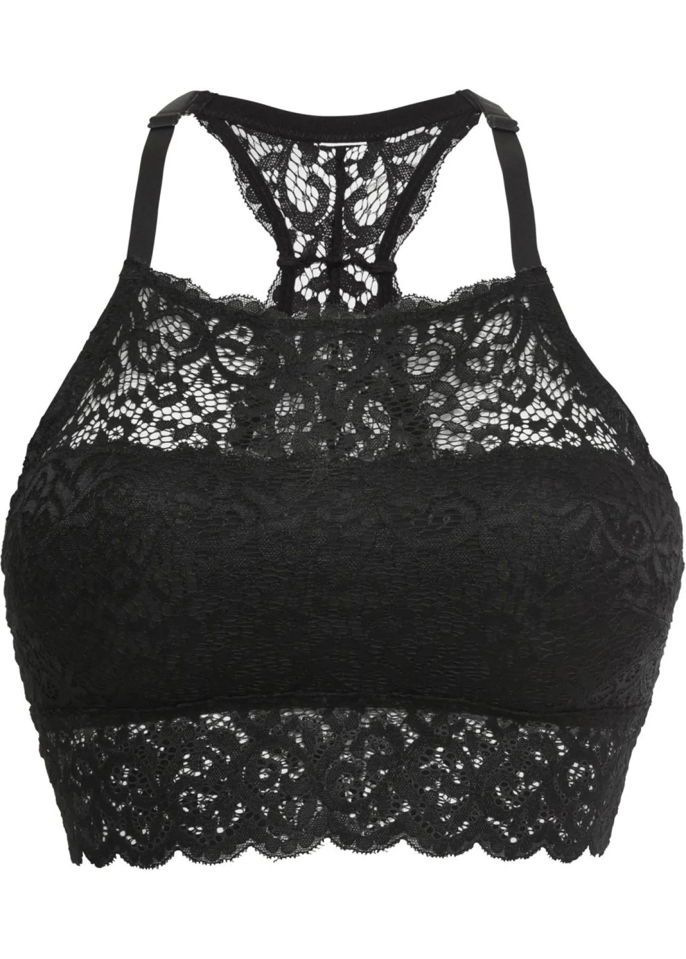 Bustier con encaje elástico