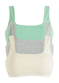 Bustier de algodón orgánico (3 unidades)