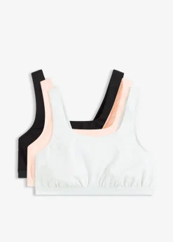 Bustier de algodón orgánico (3 unidades)
