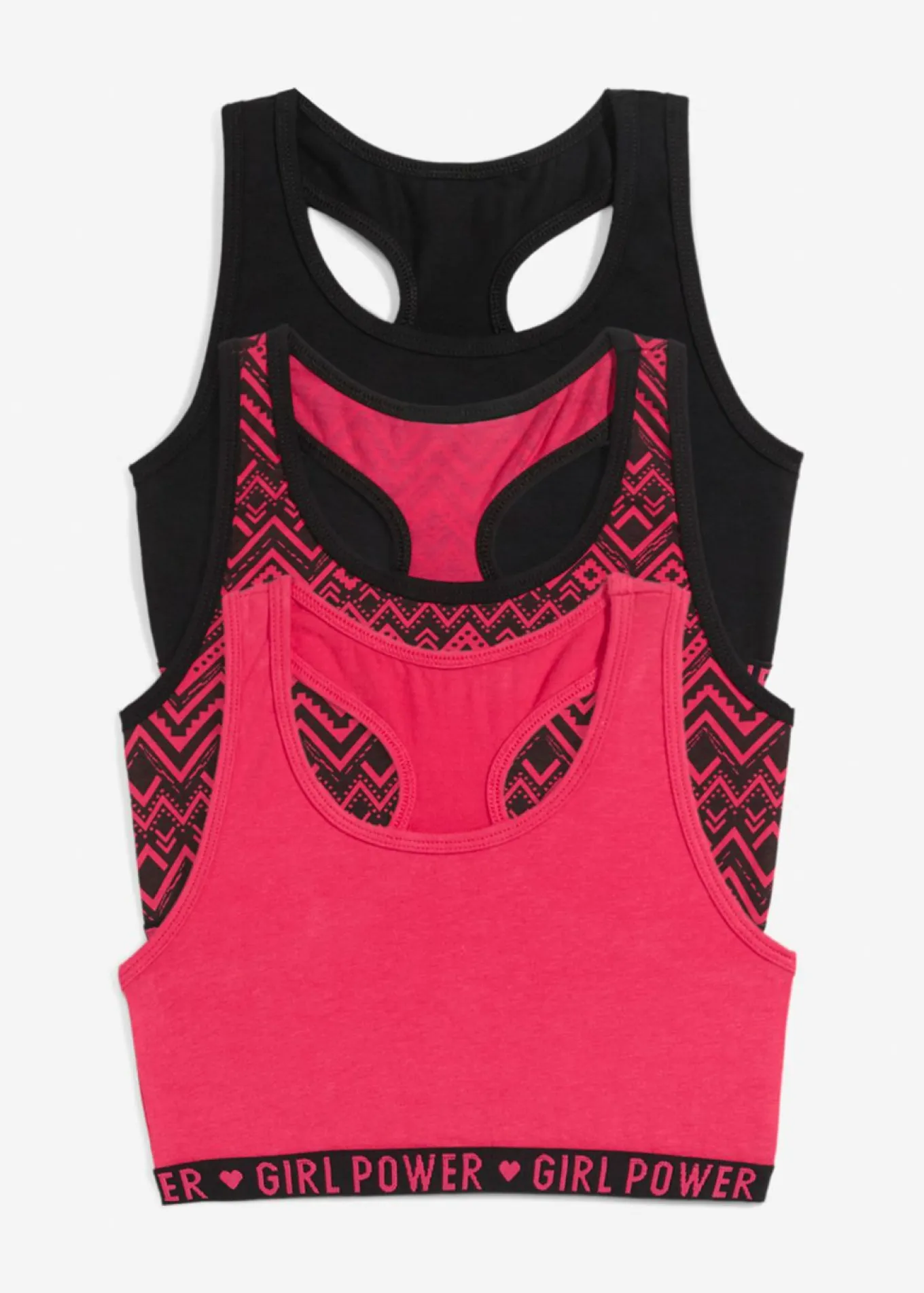 Bustier de algodón orgánico suave (3 unidades)