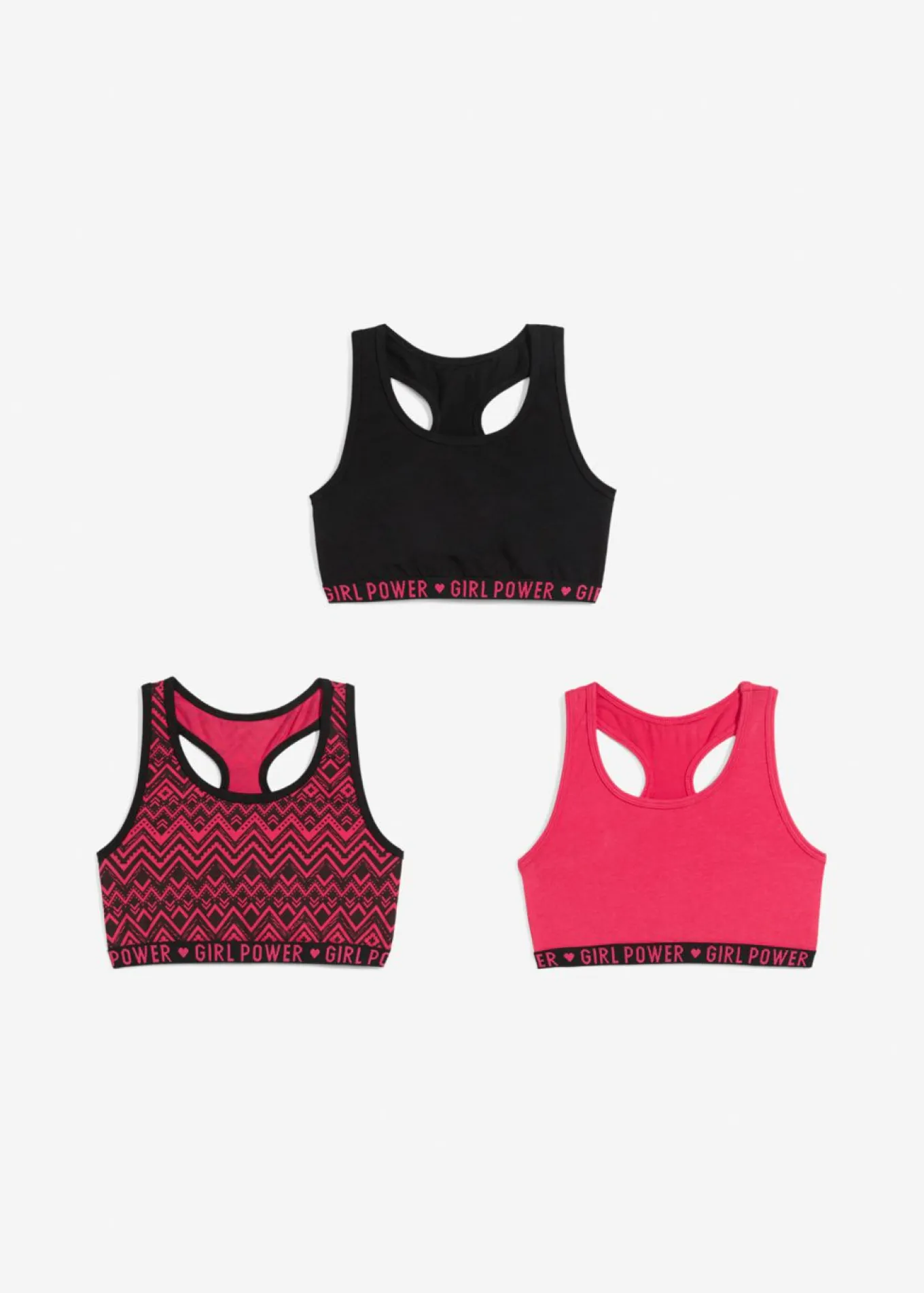 Bustier de algodón orgánico suave (3 unidades)