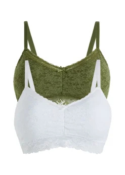Bustier de encaje suave (2 unidades)
