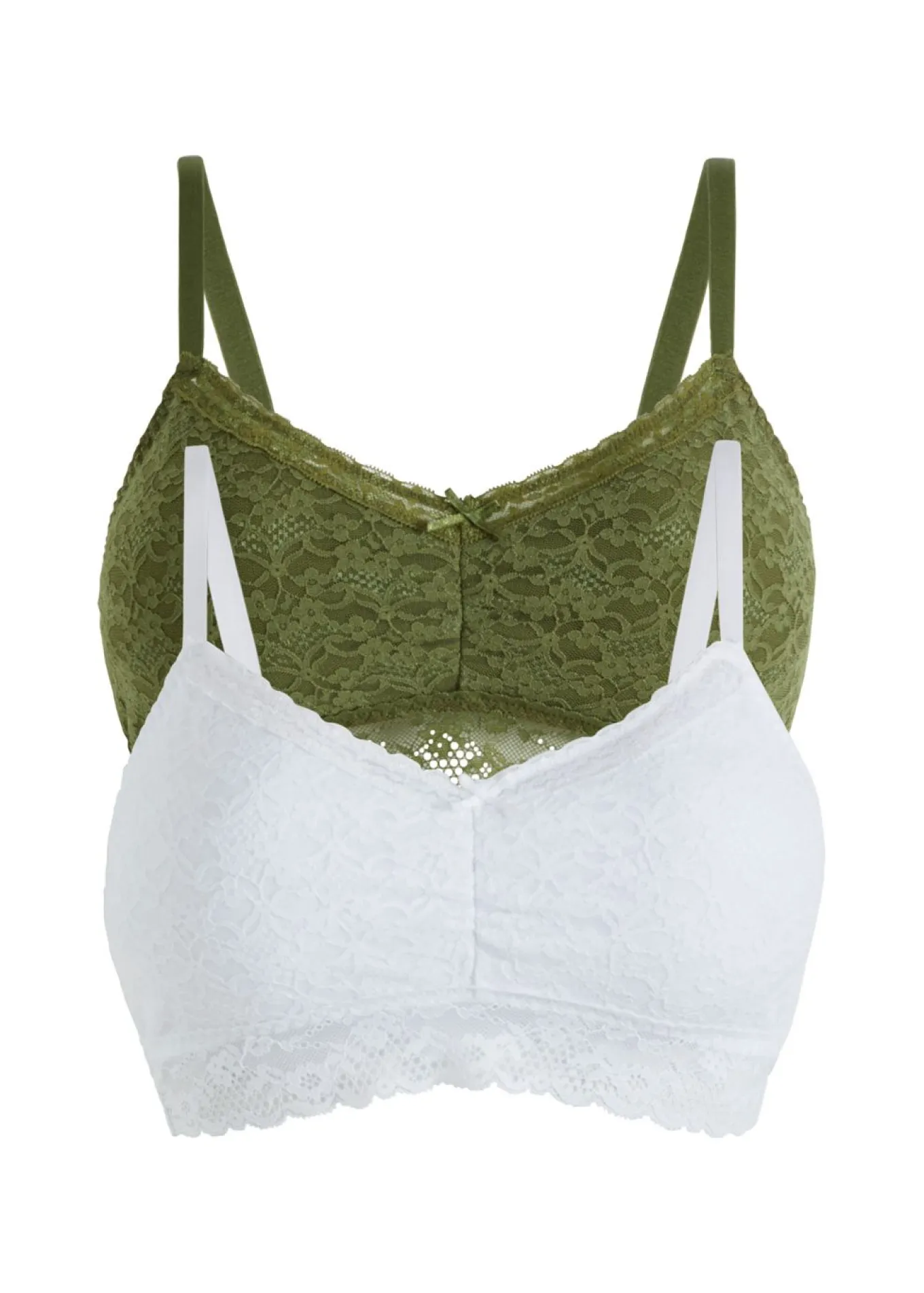 Bustier de encaje suave (2 unidades)