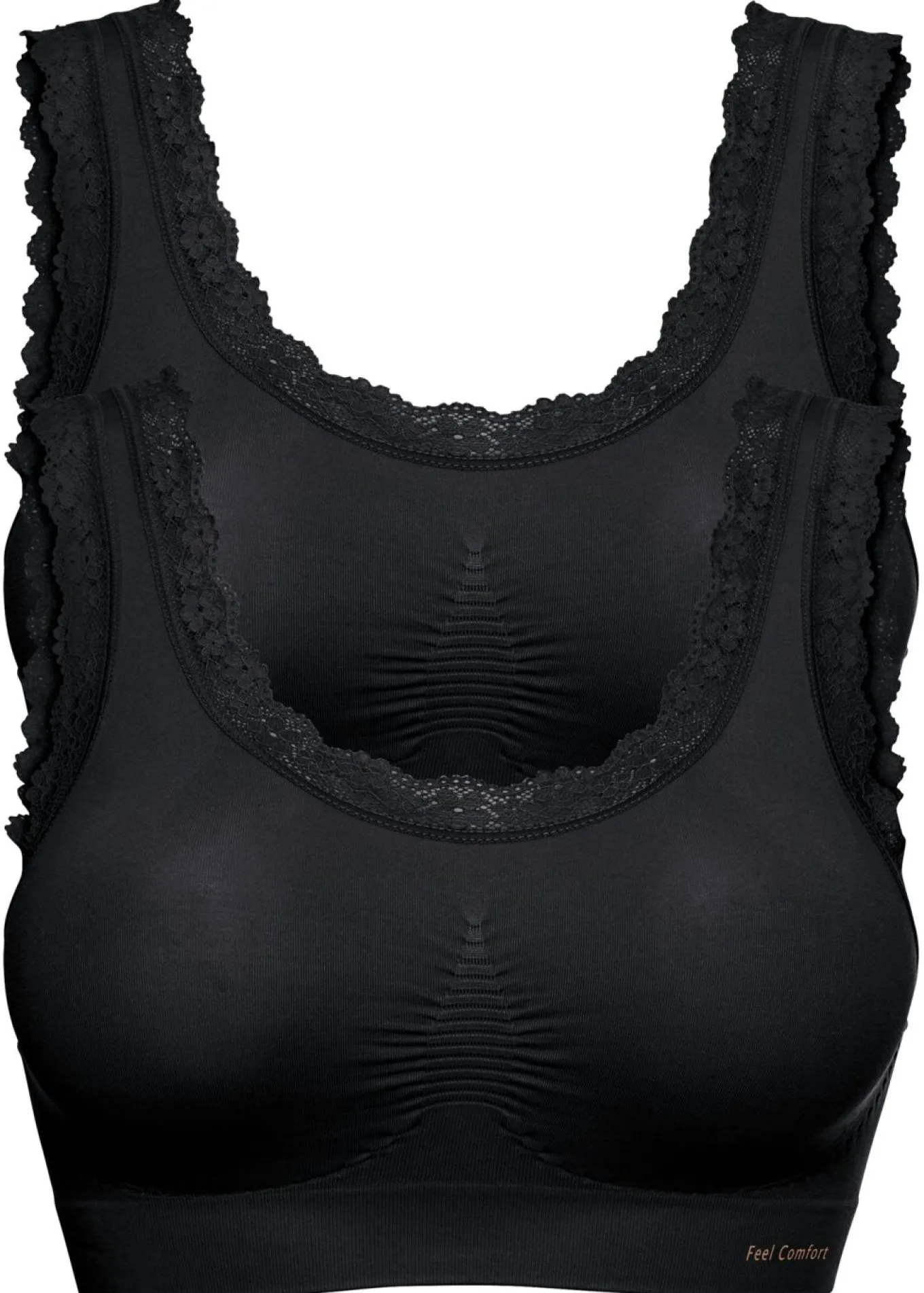 Bustier Feel Comfort sin costuras (2 unidades)