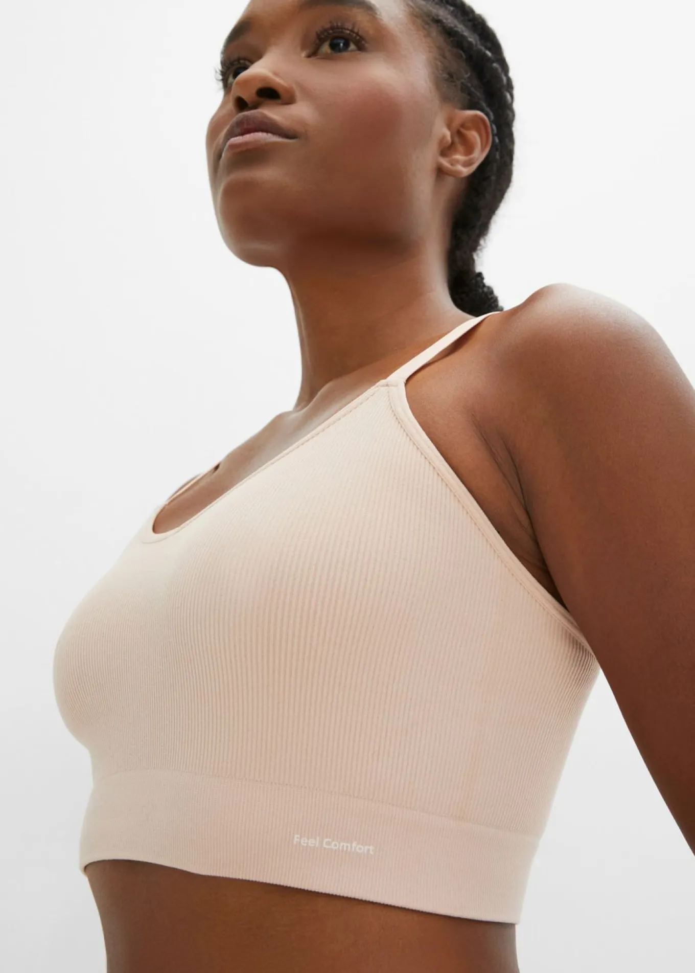 Bustier Feel Comfort sin costuras de canalé