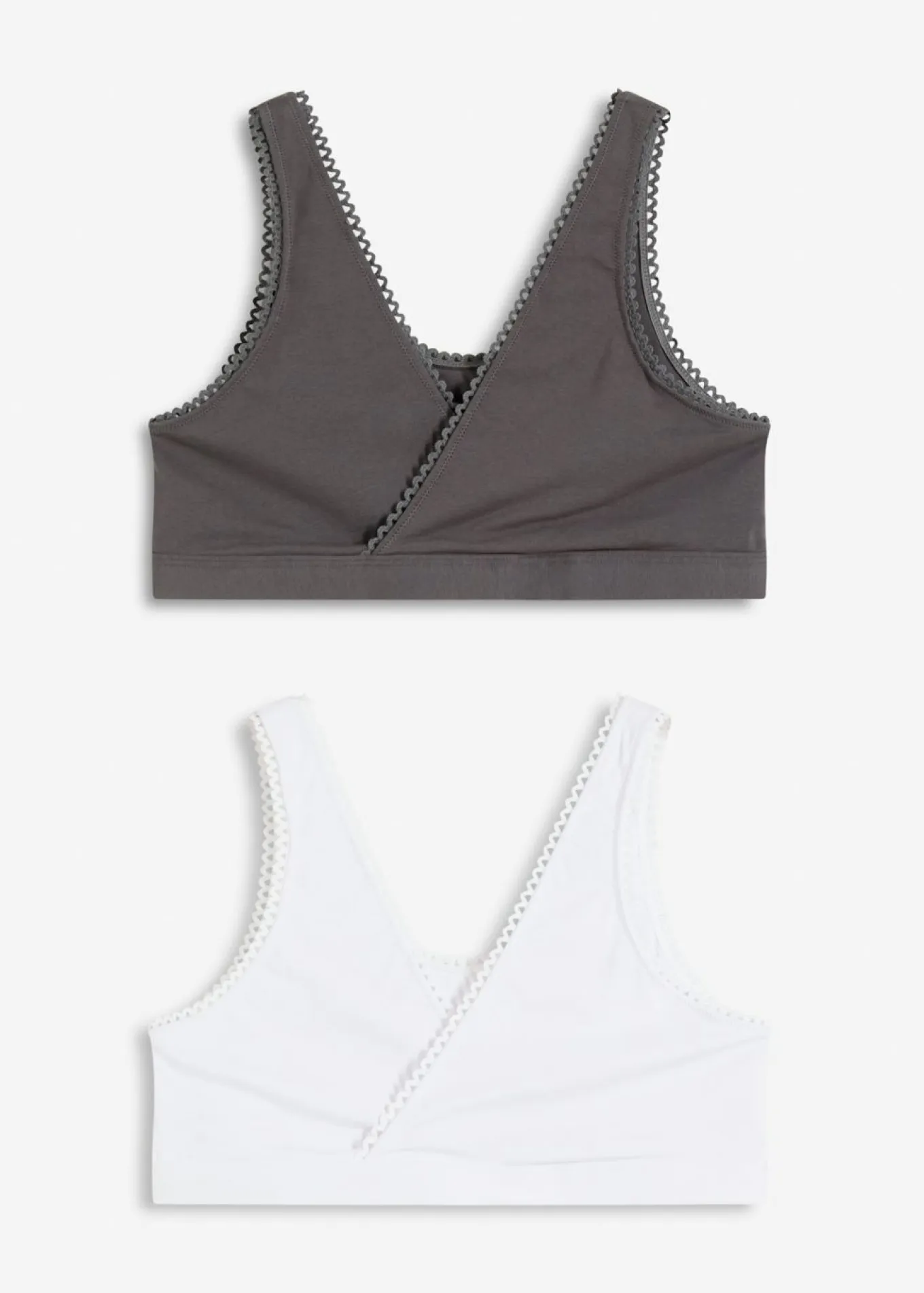Bustier reversible de algodón orgánico suave (2 unidades)
