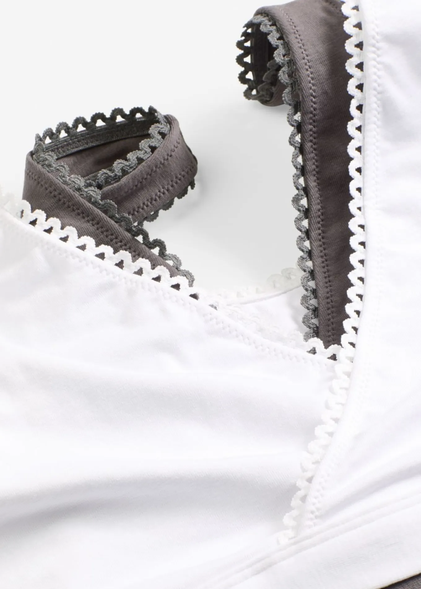 Bustier reversible de algodón orgánico suave (2 unidades)