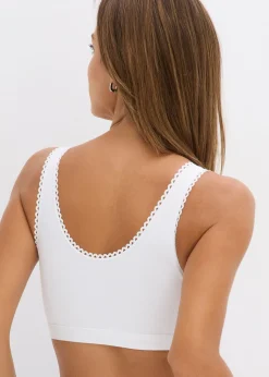 Bustier reversible de algodón orgánico suave (2 unidades)