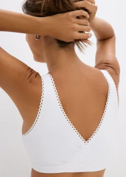 Bustier reversible de algodón orgánico suave (2 unidades)