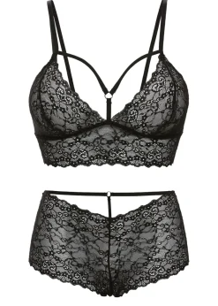 Bustier+braguita abierta (2 piezas)