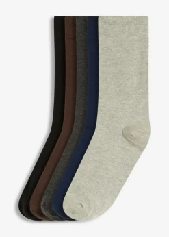 Calcetines antipresión de algodón orgánico (5 pares)