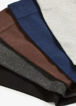 Calcetines antipresión de algodón orgánico (5 pares)