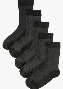 Calcetines con dobladillo antipresión (5 pares)