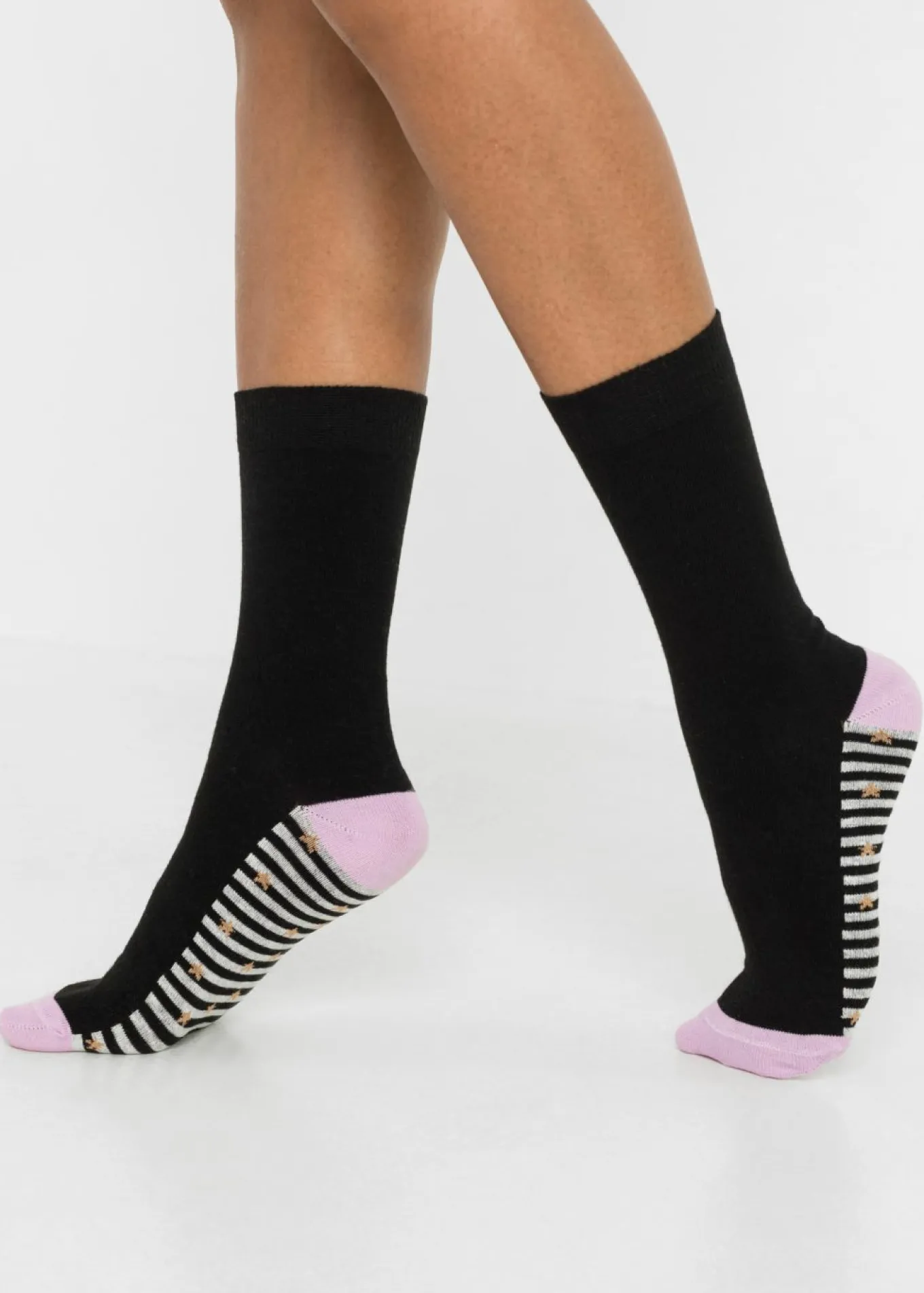 Calcetines con puños sin presión (5 pares) de algodón orgánico