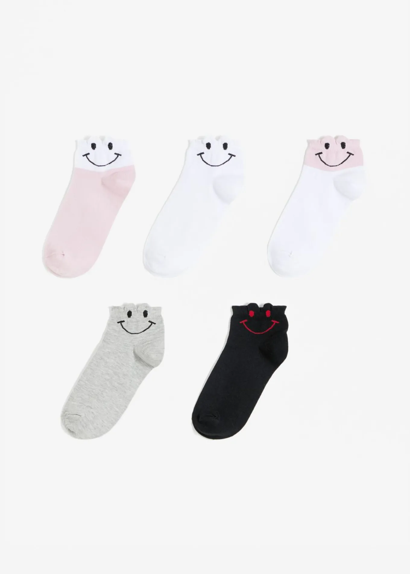 Calcetines cortos con algodón orgánico (5 pares)