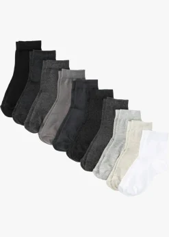 Calcetines cortos con algodón orgánico (10 pares)