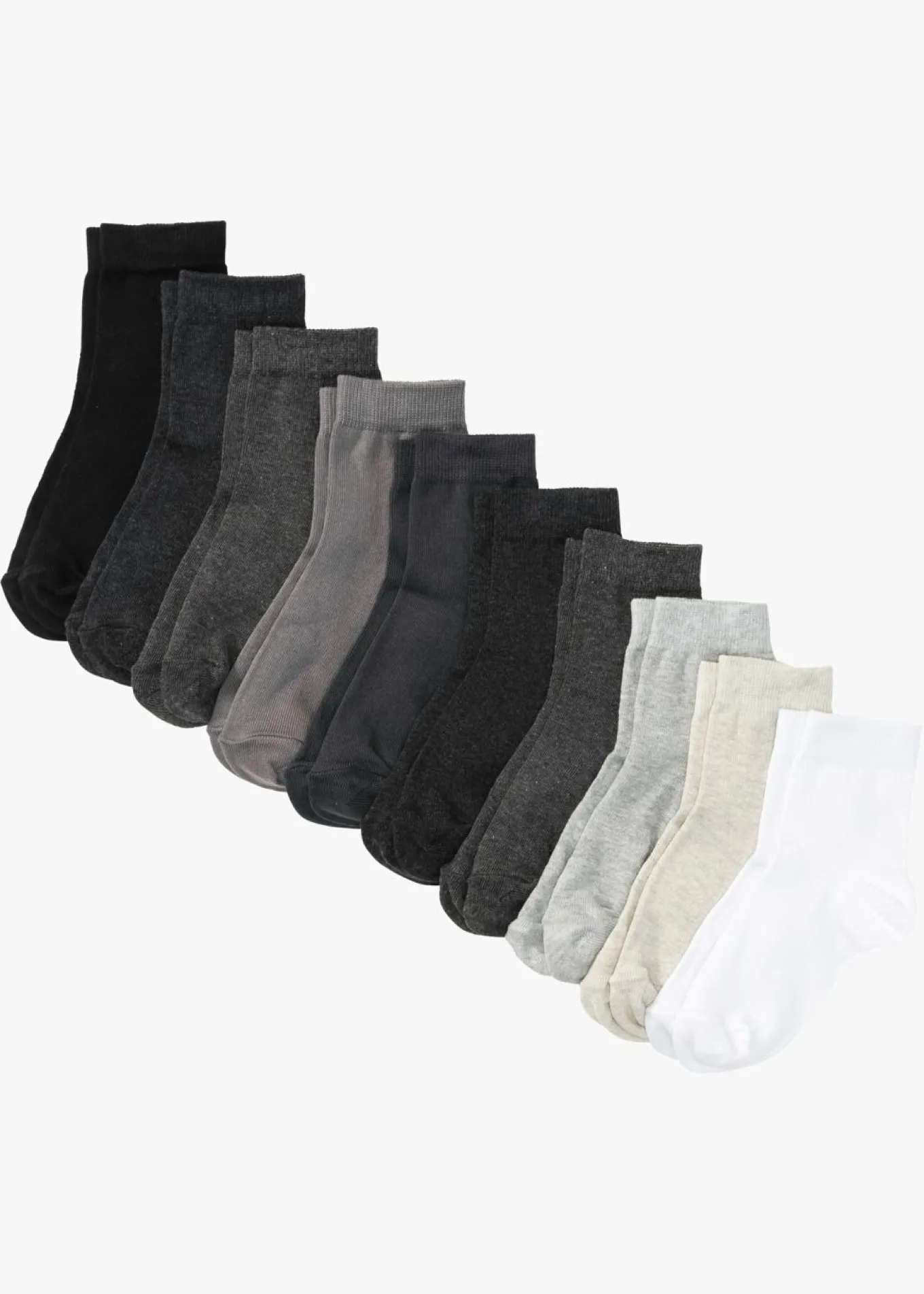 Calcetines cortos con algodón orgánico (10 pares)