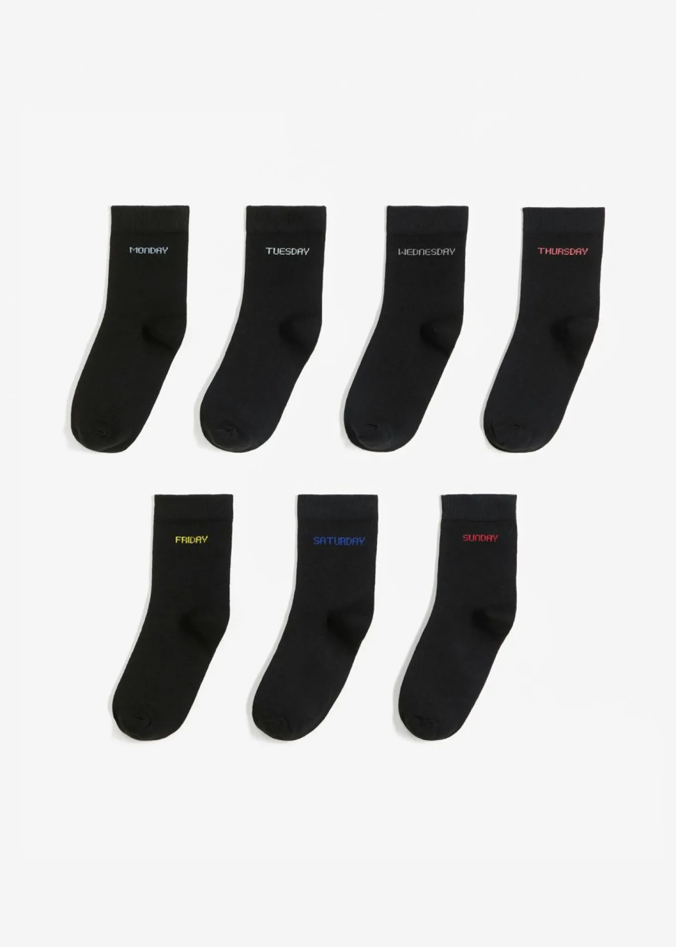 Calcetines de algodón orgánico (7 pares)