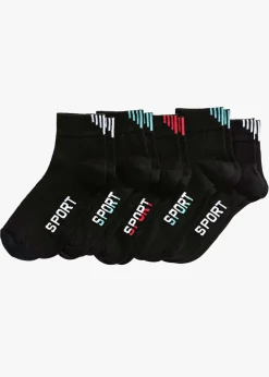 Calcetines deportivos con algodón orgánico (5 pares)