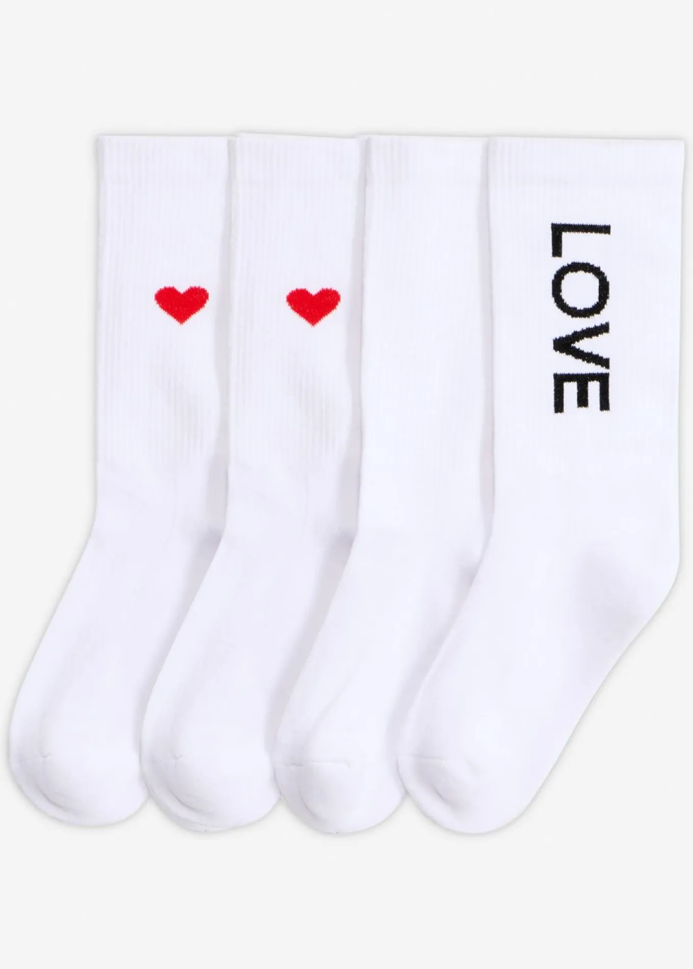 Calcetines deportivos con algodón orgánico (4 pares)