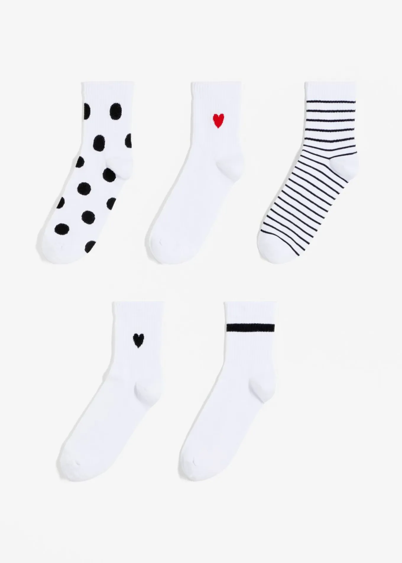 Calcetines deportivos cortos con algodón orgánico (5 pares)