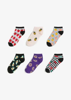 Calcetines deportivos de algodón orgánico (6 pares)