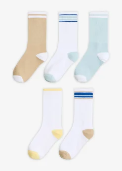 Calcetines deportivos de algodón orgánico (5 pares)