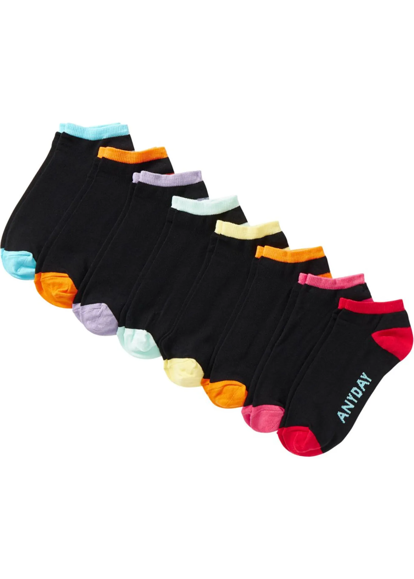 Calcetines deportivos de algodón orgánico (8 pares)