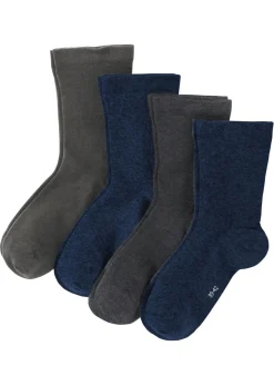 Calcetines sin presión en el borde (4 pares)