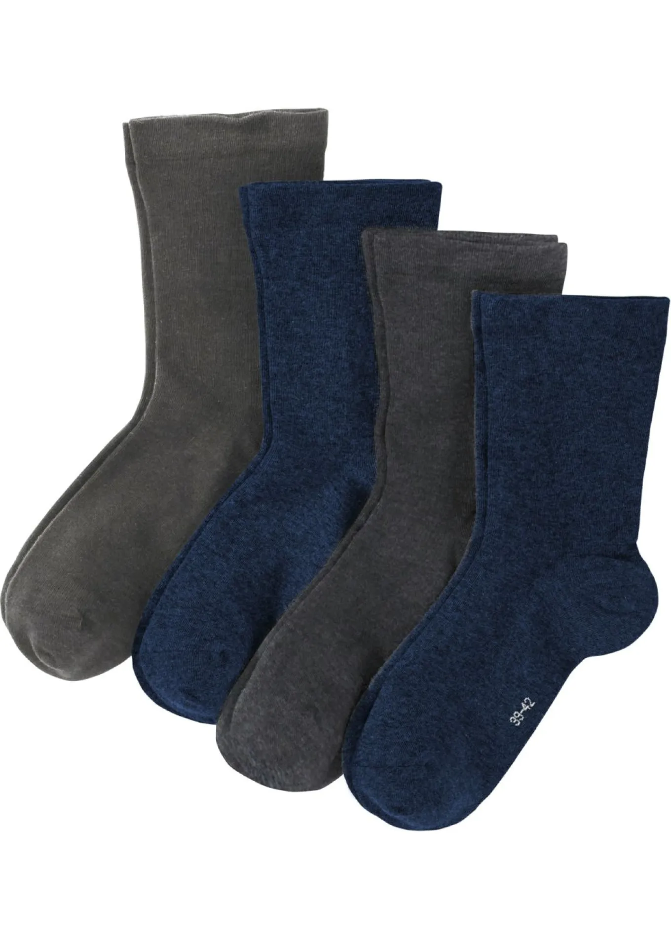 Calcetines sin presión en el borde (4 pares)