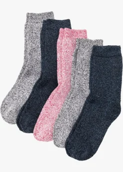 Calcetines térmicos de rizo (5 unidades) con algodón orgánico