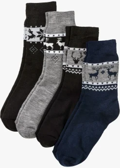 Calcetines térmicos unisex (paquete de 4 unidades)