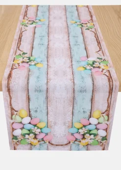 Camino de mesa con estampado de Pascua