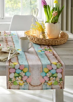 Camino de mesa con estampado de Pascua