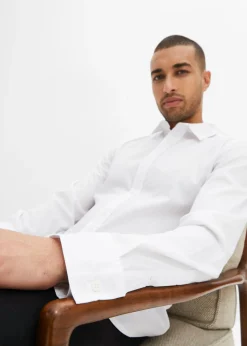 Camisa buisness con elástico, slim fit