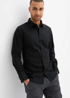 Camisa buisness con elástico, slim fit