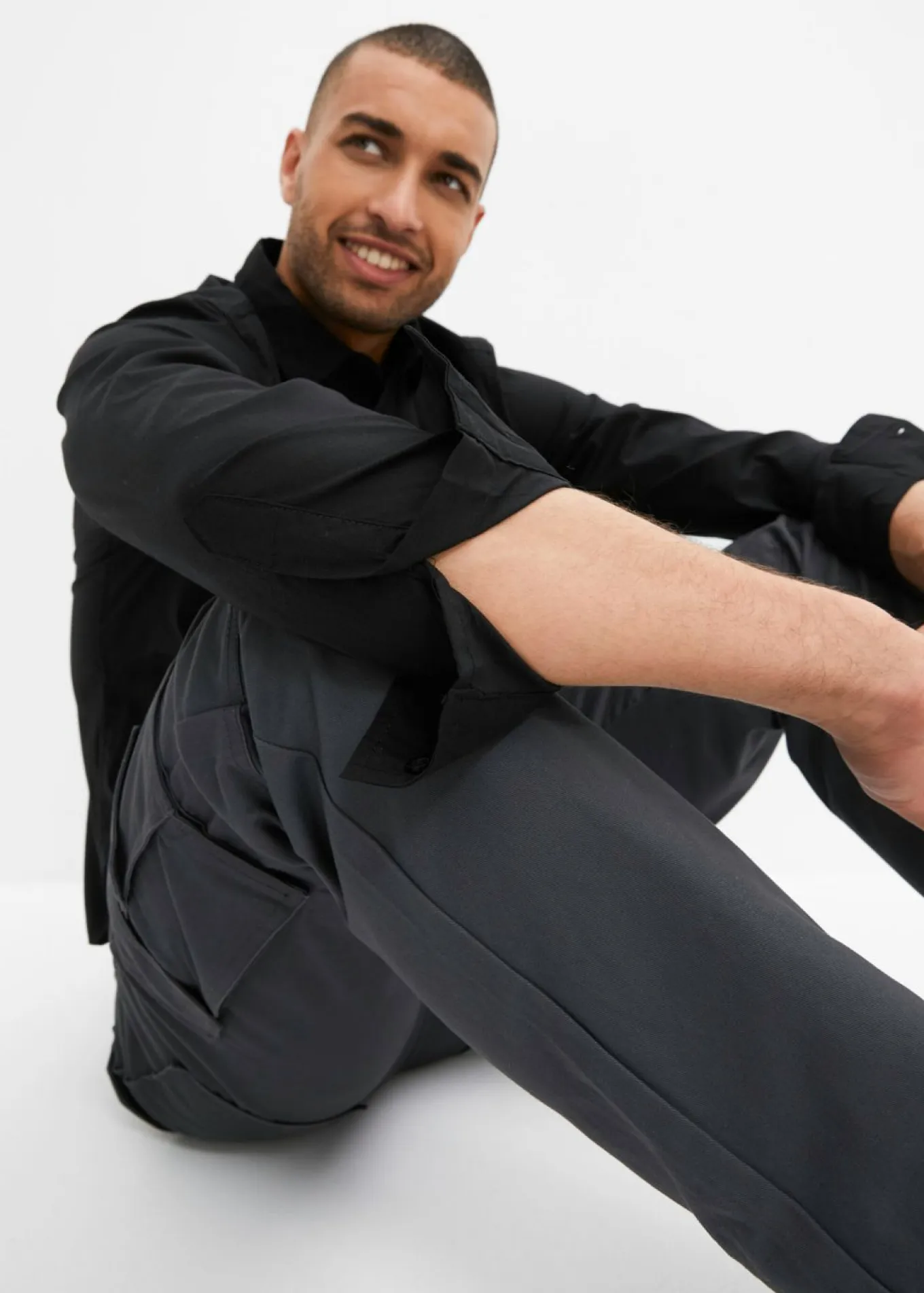 Camisa buisness con elástico, slim fit