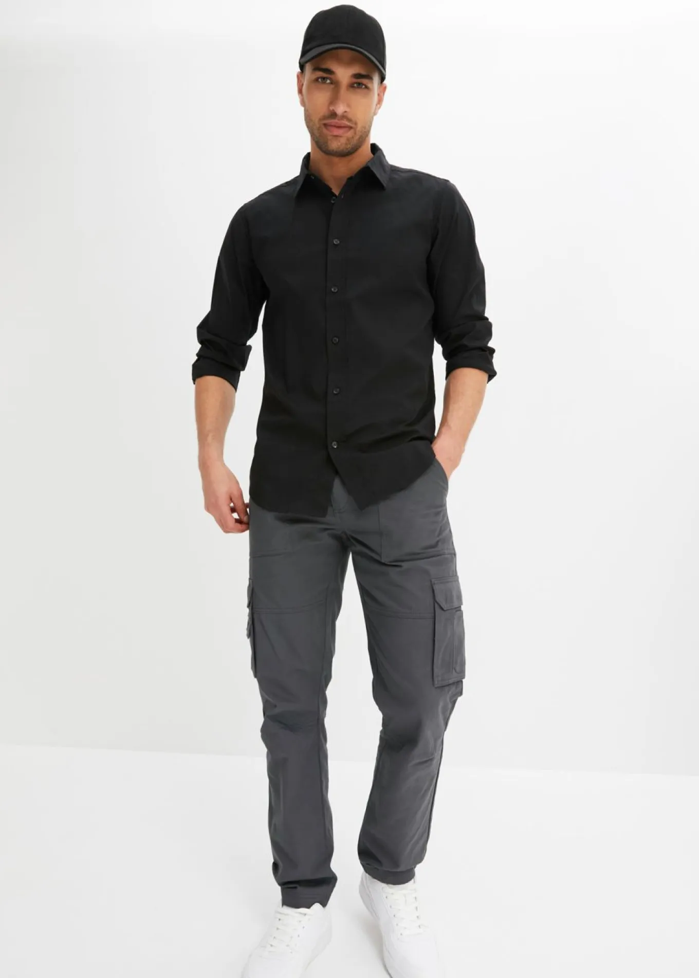 Camisa buisness con elástico, slim fit