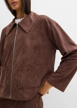 Camisa de ante sintético