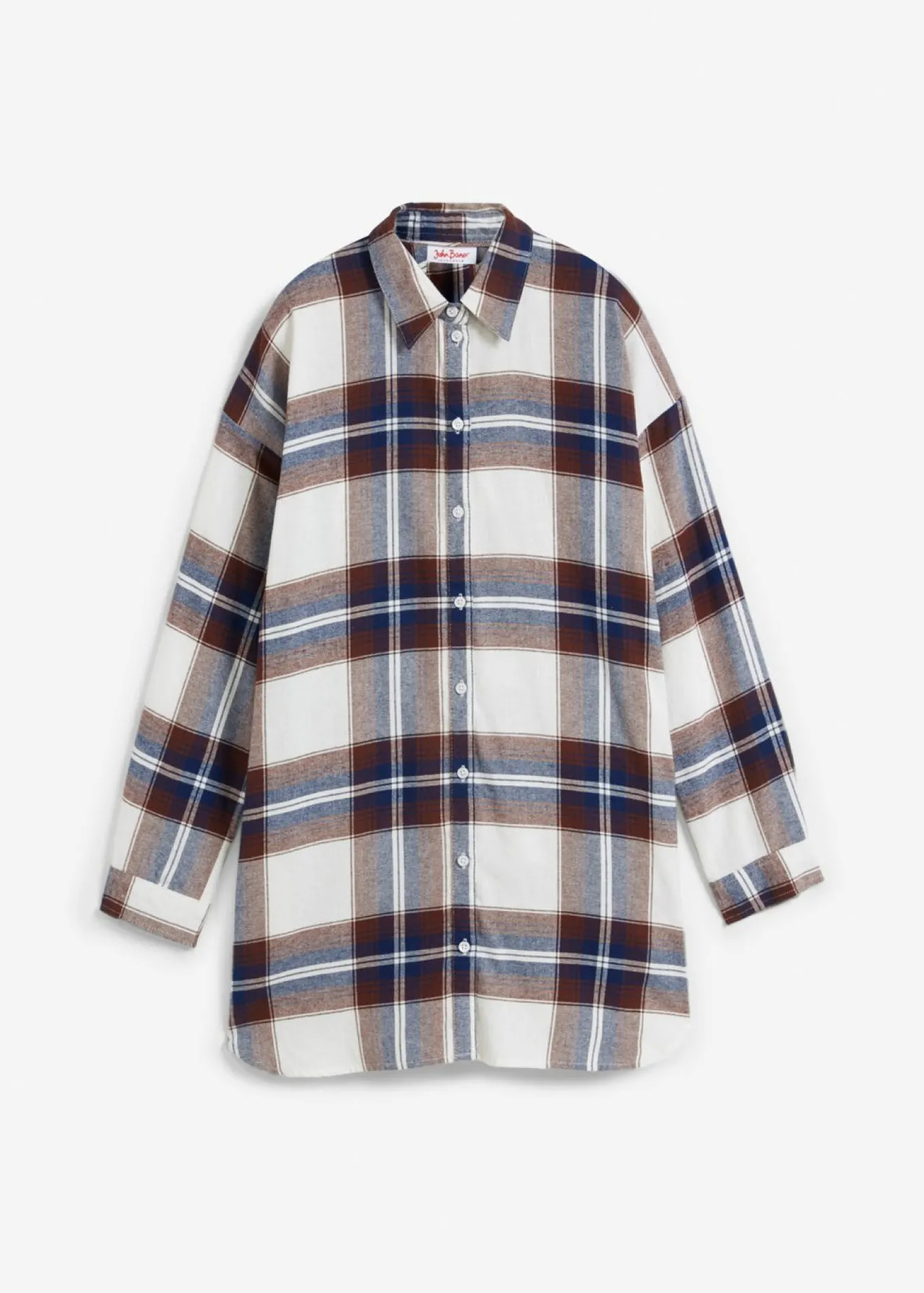 Camisa de franela de algodón puro