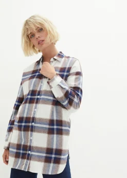 Camisa de franela de algodón puro
