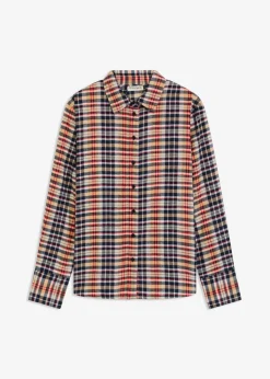 Camisa de franela de algodón puro