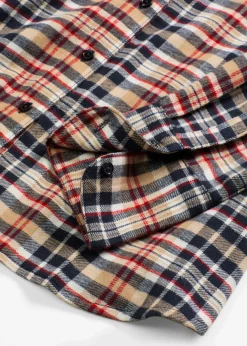Camisa de franela de algodón puro