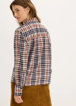 Camisa de franela de algodón puro