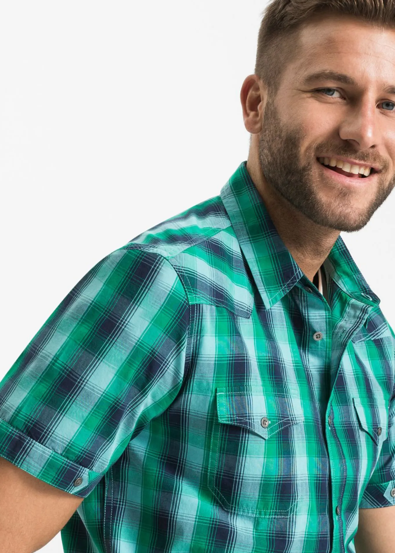 Camisa de manga corta con bolsillos