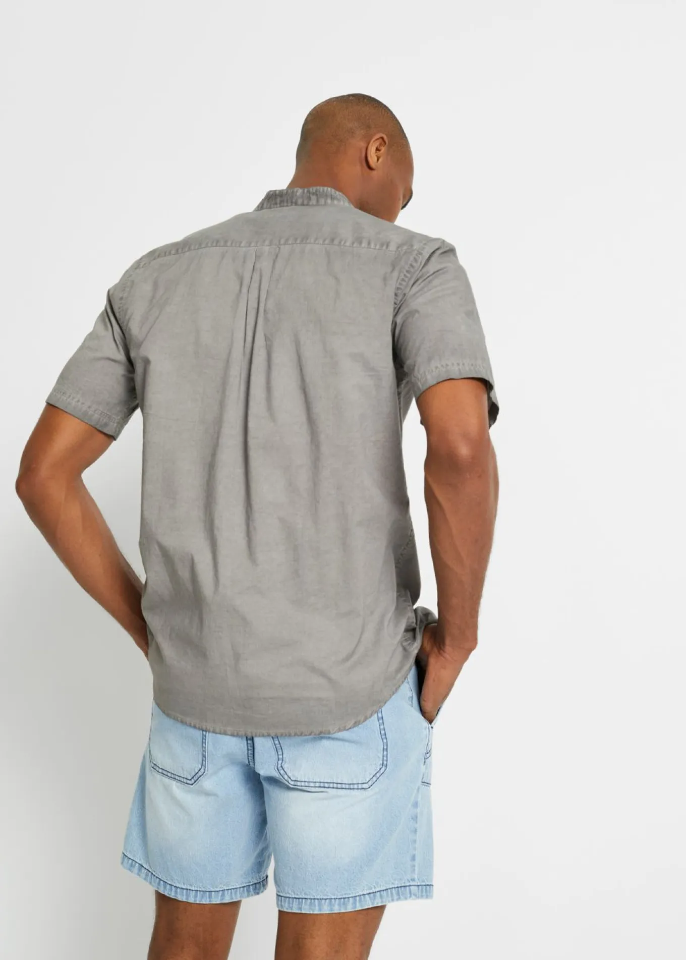 Camisa de manga corta con aspecto lavado
