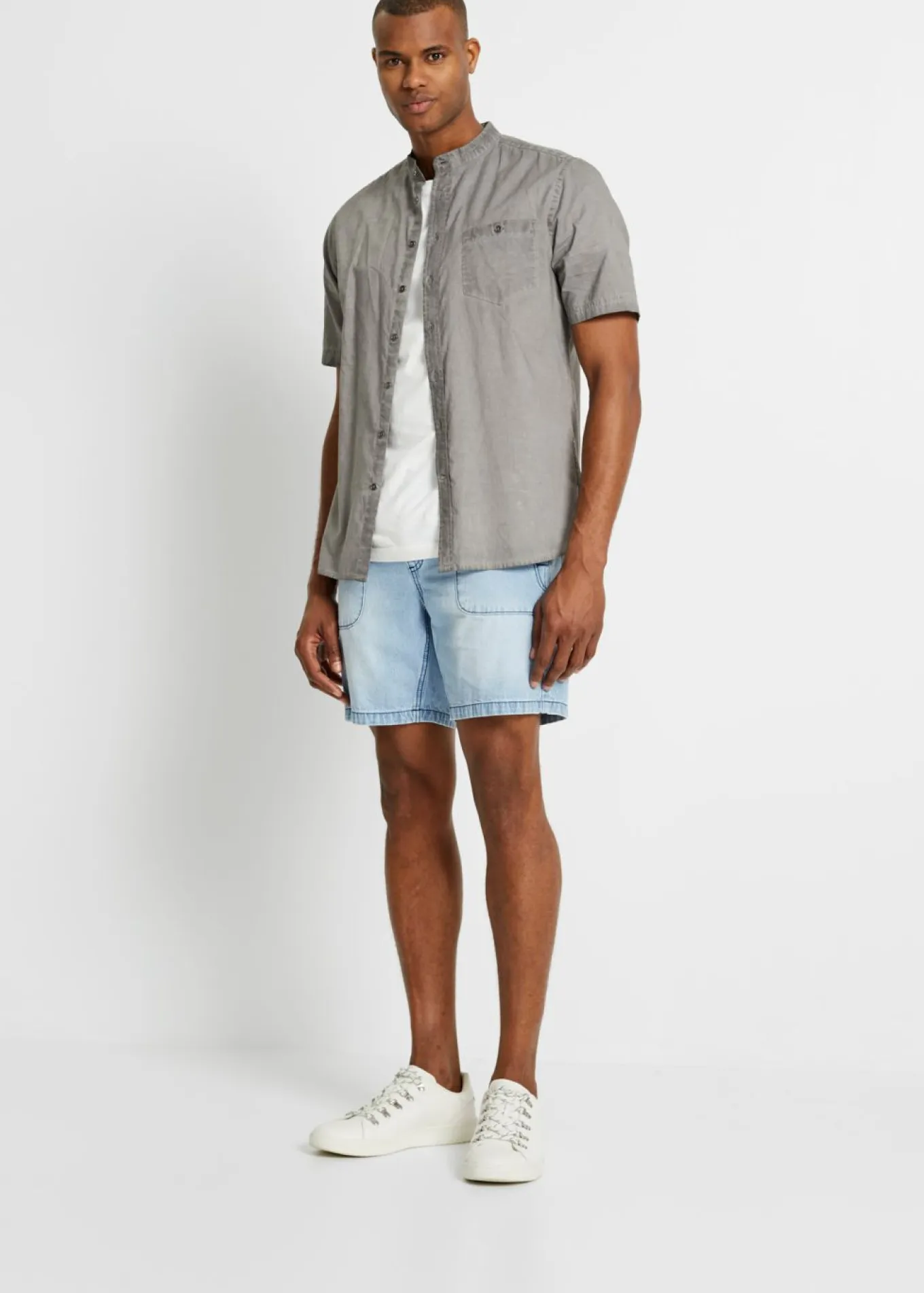 Camisa de manga corta con aspecto lavado