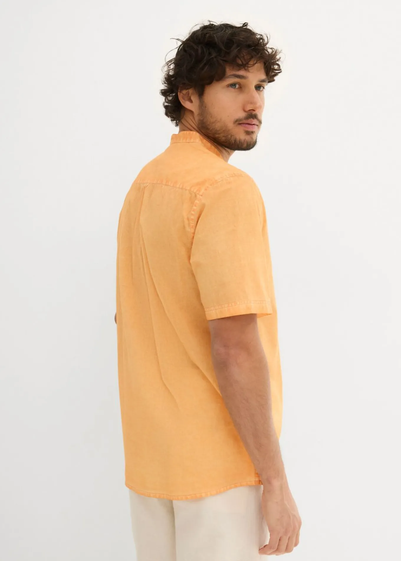 Camisa de manga corta con aspecto lavado