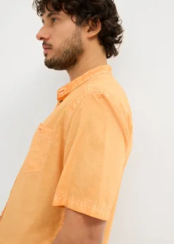 Camisa de manga corta con aspecto lavado